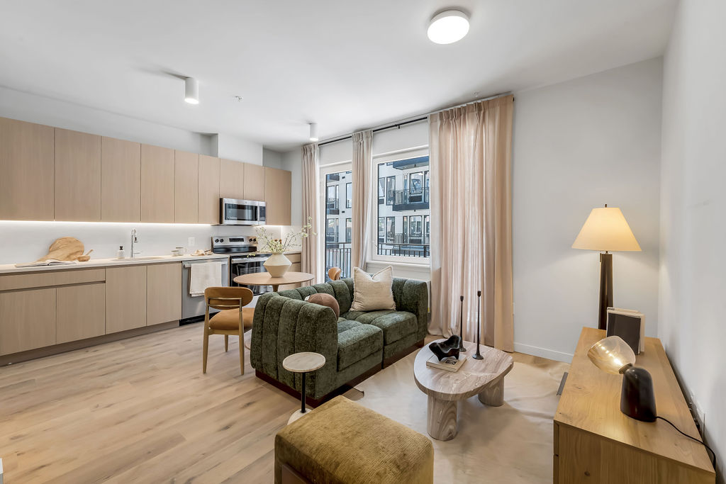 Open kitchen living
