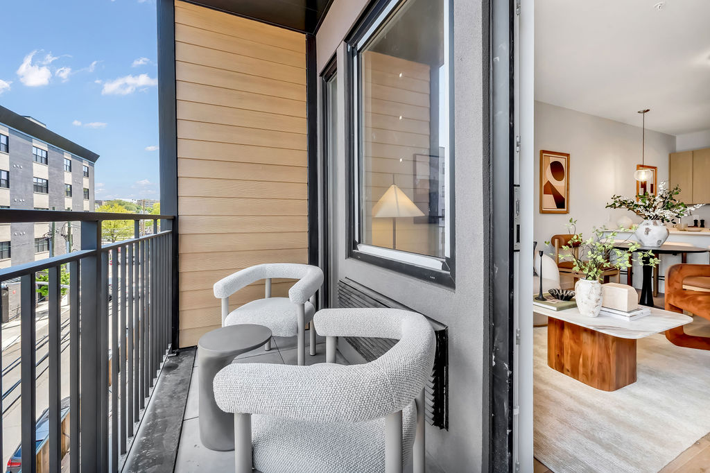 Private balcony