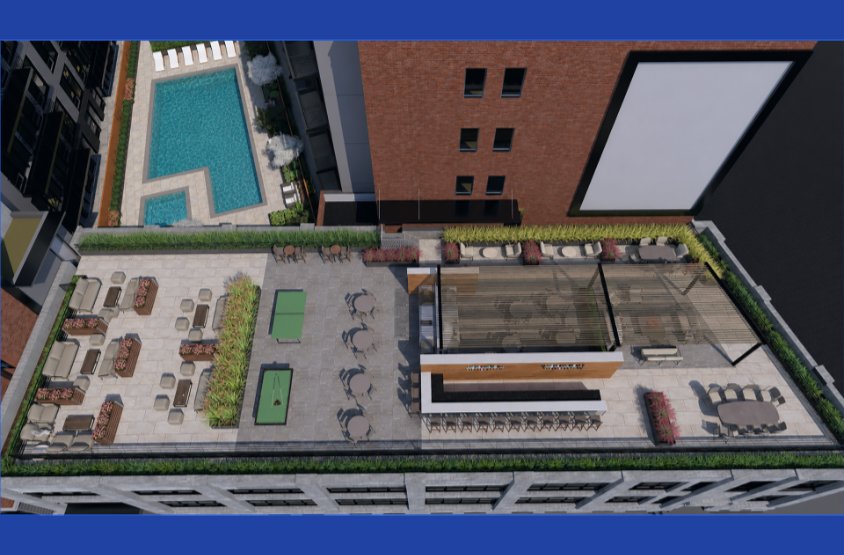 Rooftop bar and terrace